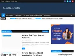 Sites similar to recruitmentvartha.com