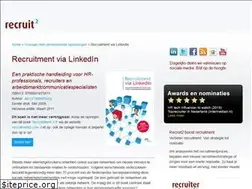 Sites similar to recruitmentvialinkedin.nl