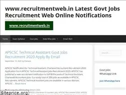 Sites similar to recruitmentweb.in