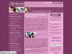 Sites similar to recruitscreen.com