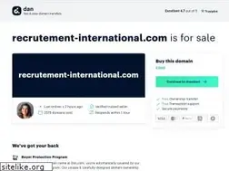 Sites similar to recrutement-international.com