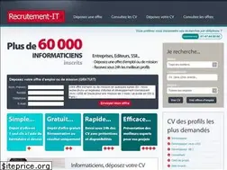 Sites similar to recrutement-it.fr
