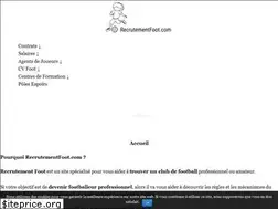 Sites similar to recrutementfoot.com