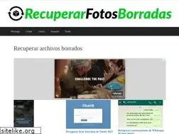 Sites similar to recuperarfotosborradas.org