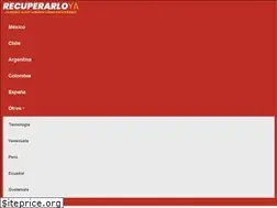 Sites similar to recuperarloya.com
