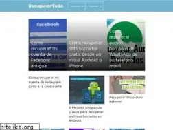 Sites similar to recuperartodo.com