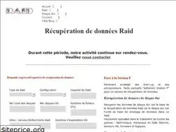 Sites similar to recuperation-donnees-raid.com