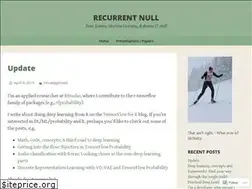 Sites similar to recurrentnull.wordpress.com
