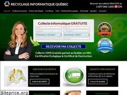 Sites similar to recyclageinformatiquequebec.ca