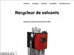 Sites similar to recycleur-solvant.fr