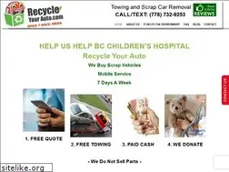 Sites similar to recycleyourauto.com