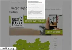 Sites similar to recyclinghof-wetterau.de