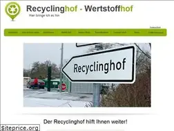 Sites similar to recyclinghof.net
