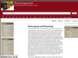 Sites similar to recyclingpool.de