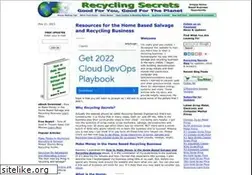 Sites similar to recyclingsecrets.com