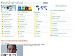 Sites similar to recyclingstartups.org