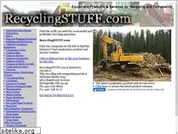 Sites similar to recyclingstuff.com