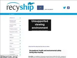 Sites similar to recyship.com