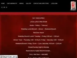 Sites similar to reddoorrestaurant.net