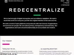 Sites similar to redecentralize.org