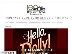 Sites similar to redlandsbowl.org