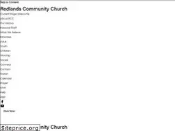 Sites similar to redlandschurch.net