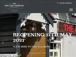 Sites similar to redlionchobham.com