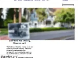 Sites similar to redmondhistoricalsociety.org