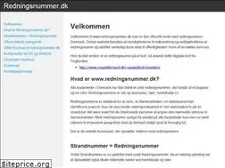 Sites similar to redningsnummer.dk