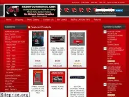 Sites similar to redoyourhorse.com