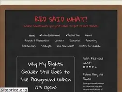 Sites similar to redsaidwhat.com