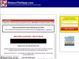 Sites similar to reducethehype.com