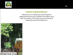 Sites similar to redwoodresort.net