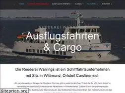 Sites similar to reederei-warrings.de