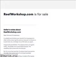 Sites similar to reefworkshop.com