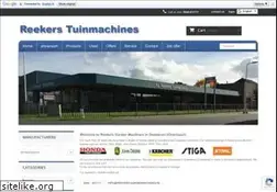Sites similar to reekers-tuinmachines.nl
