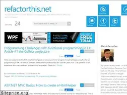 Sites similar to refactorthis.net