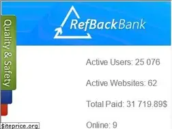 Sites similar to refbackbank.com