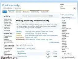 Sites similar to referaty-seminarky.cz