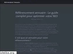 Sites similar to referencementannuaires.com