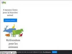 Sites similar to referendumpourlesanimaux.fr