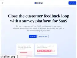 Sites similar to refiner.io