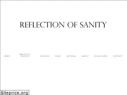 Sites similar to reflectionofsanity.com
