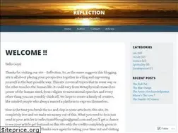 Sites similar to reflectionofyourthoughts.wordpress.com