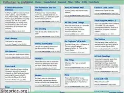 Sites similar to reflectionsinchrist.com