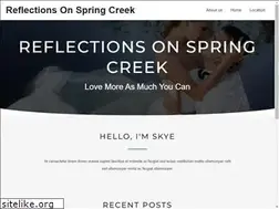 Sites similar to reflectionsonspringcreek.com