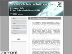 Sites similar to reformapolitica.cide.edu