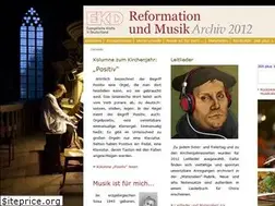 Sites similar to reformation-und-musik.de