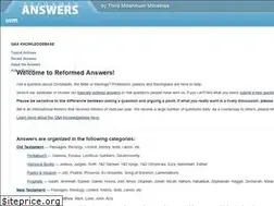 Sites similar to reformedanswers.org