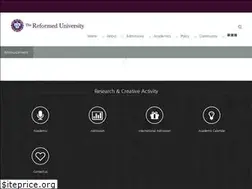 Sites similar to reformeduniversity.org